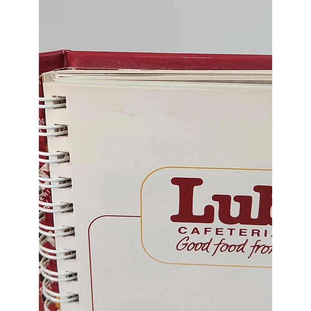 Lubys Cafeteria 50th Anniversary Recipe Collection Cookbook 1996 Texas Spiral